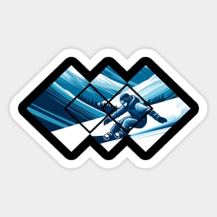 Snowboarding Snowboarder Winter Sport Sticker